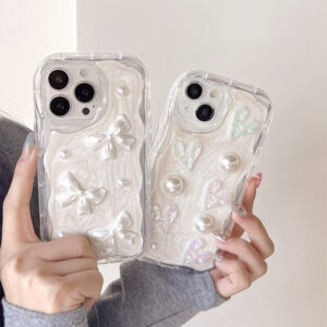3D Pearlescent Charm Phone Case