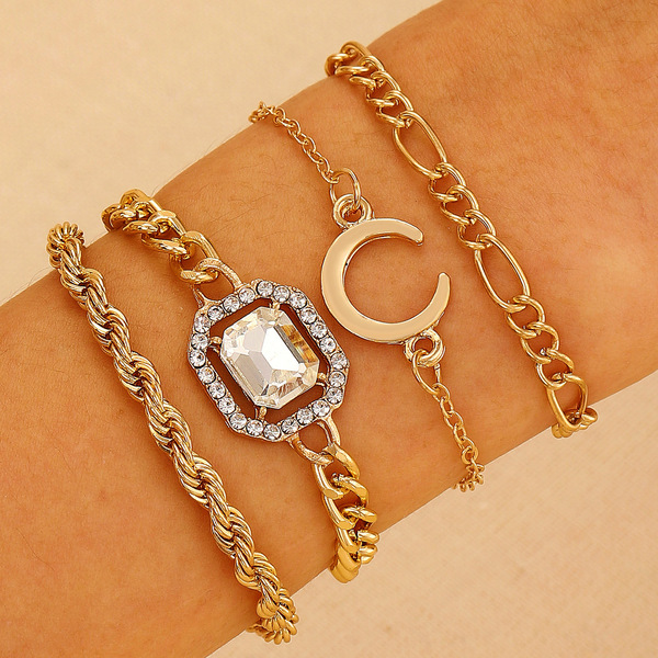 golden pearl toggle charm layered bracelet set golden pearl toggle charm layered bracelet set