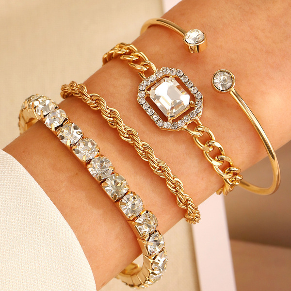 golden pearl toggle charm layered bracelet set golden pearl toggle charm layered bracelet set