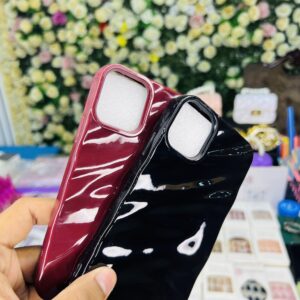 premium luxury 3d water ripple glossy back cover case for iphone