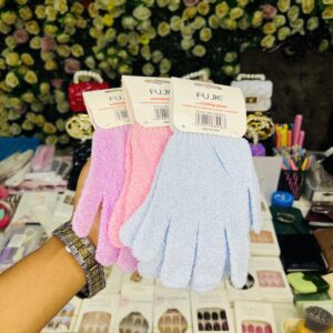Store fujie exfoliating bath gloves – deep cleansing & body scrub shower mitts
