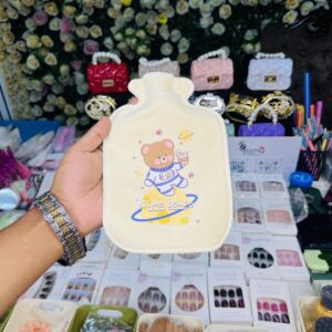 Store cute cartoon plush hot water bag for pain relief and warmth